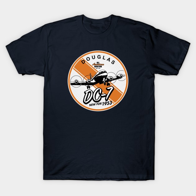 Douglas DC-7 T-Shirt by Tailgunnerstudios